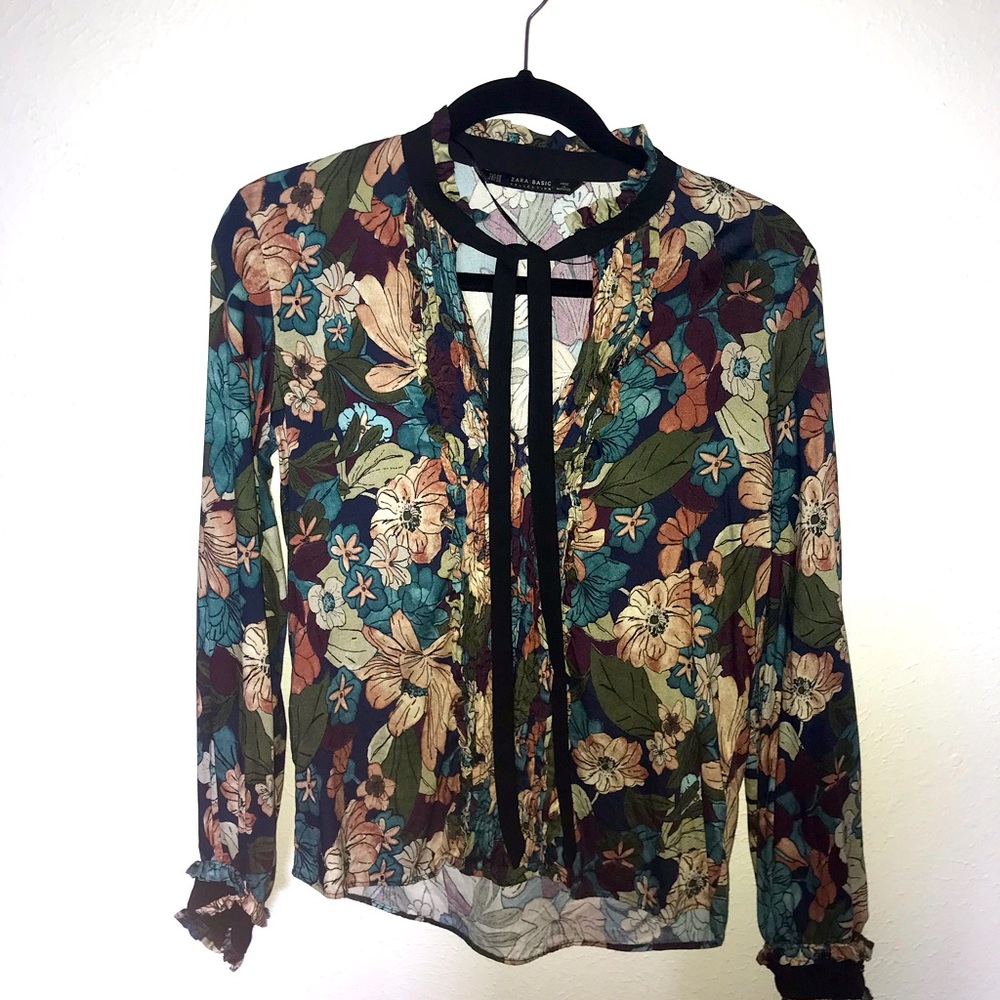 ZARA Floral Top